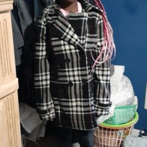 A plead JouJou coat for women